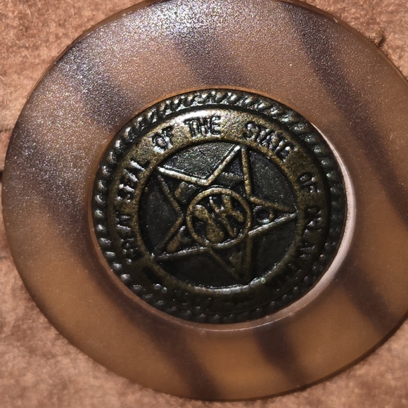 Roaman's Brown Suede Leather Jacket with Fringe - Picture 3 of 15